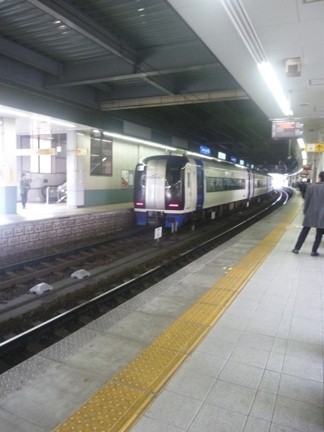 金山駅　ミュースカイ.JPG